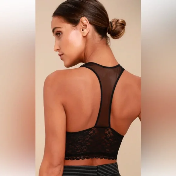 🖤FREE PEOPLE STAY WITH ME SOFT BRA IN BLACK XS - Picture 4 of 6
